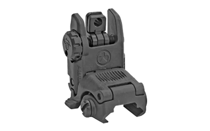 Magpul Industries MBUS Back-Up Rear Sight Gen 2 Fits Picatinny Rails Flip Up Black MAG248-BLK