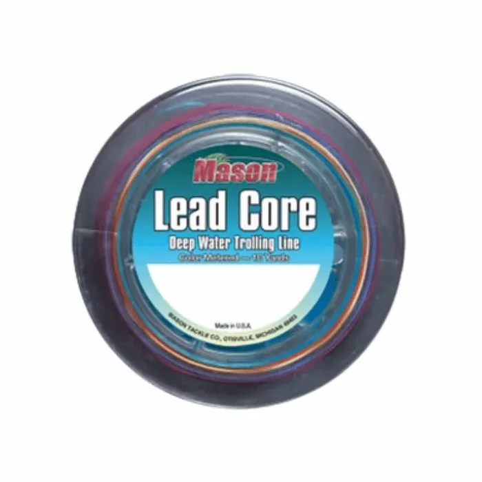 Mason Tackle “LEAD CORE” Trolling Line – Multi-Color – 27 LB. 1,000 YDS.