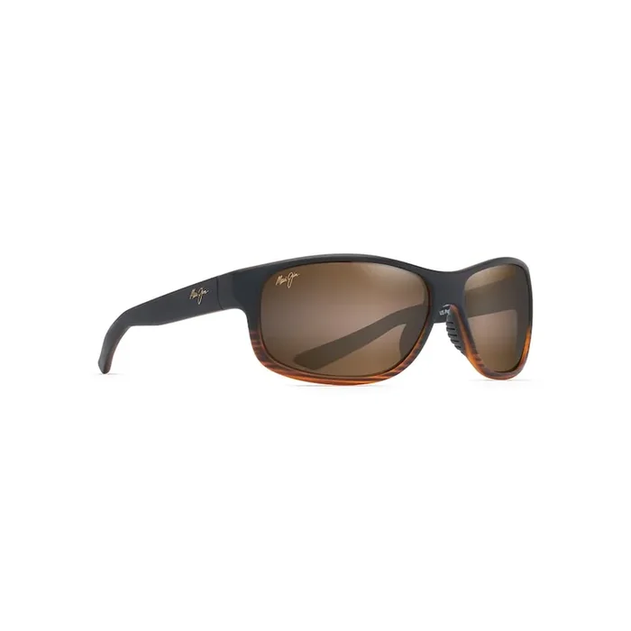 MAUI JIM Kaiwi Channel Sunglasses Dark Brown Stripe HCL Bronze