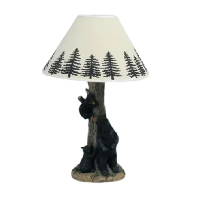 MayRich Company Black Bear Table Lamps