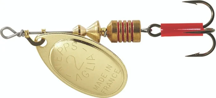 Mepps – Aglia Plain Treble – 1/6oz Gold –