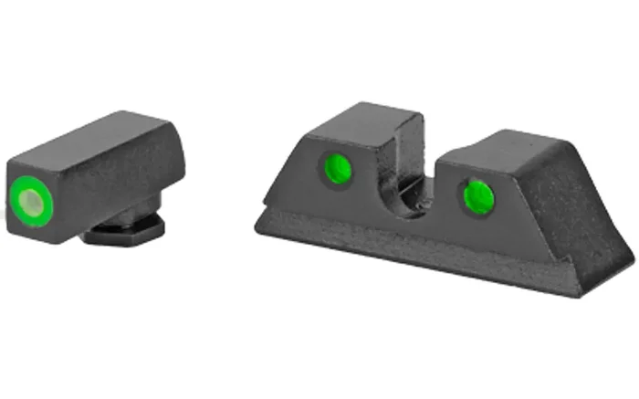 Meprolight Hyper-Bright Tritium Sight Set Green Front/Green Rear Fits Taurus G3C 0465003111