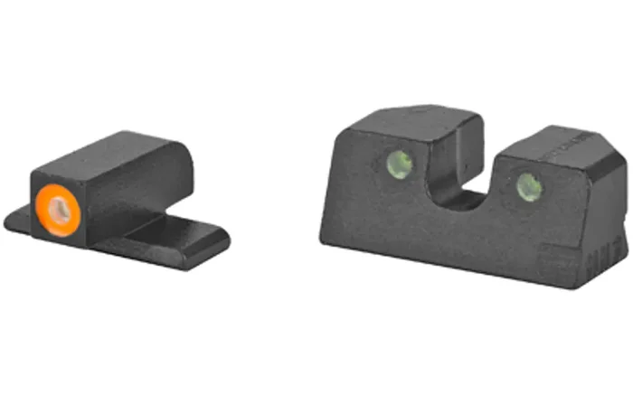 Meprolight Hyper-Bright Tritium Sight Set Orange Front/Green Rear Fits Sig Sauer – All P Series 9MM/357SIG 0401103131