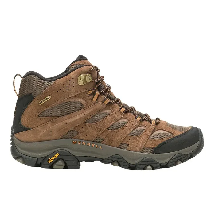 Merrell Men‘s Moab 3 Mid Waterproof Hiking Boot – Earth – 14 – Medium Width