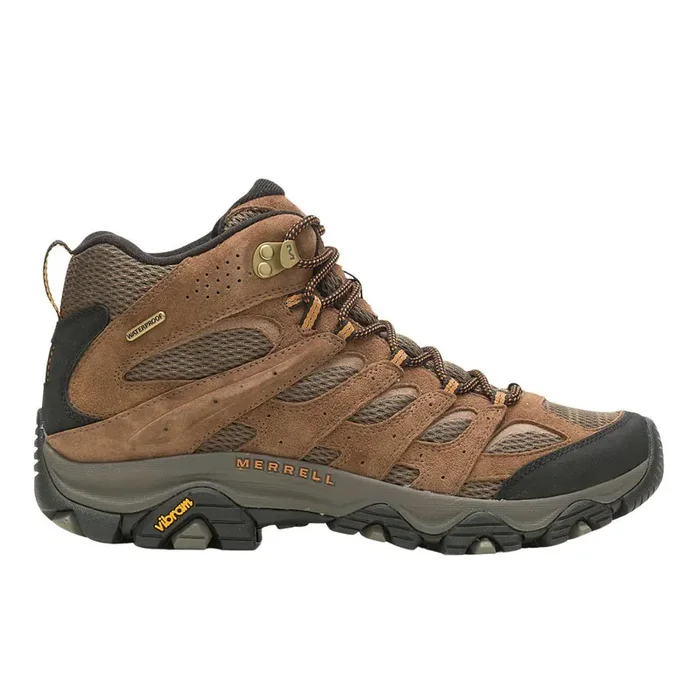 Merrell Men‘s Moab 3 Mid Waterproof Hiking Boot – Earth – 8.5 – Wide Width