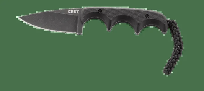 Minimalist Black Drop Point Knife by CRKT