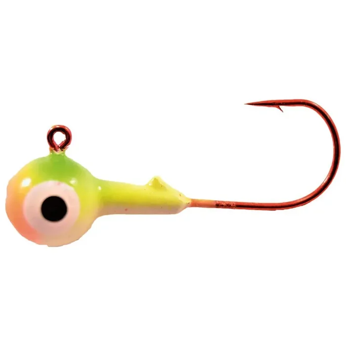 Mission Tackle Multi-Tone Red Hook Jig – 3/4 oz. – Watermelon