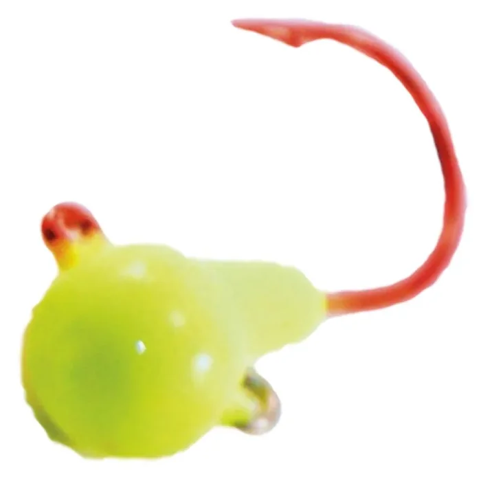 Mission Tackle Short Shank Jig – 1/2 oz. – Chartreuse