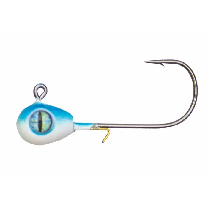 Mission Tackle Tungsten Heavy Metal Jig – 1/16 oz. – Glow Blue