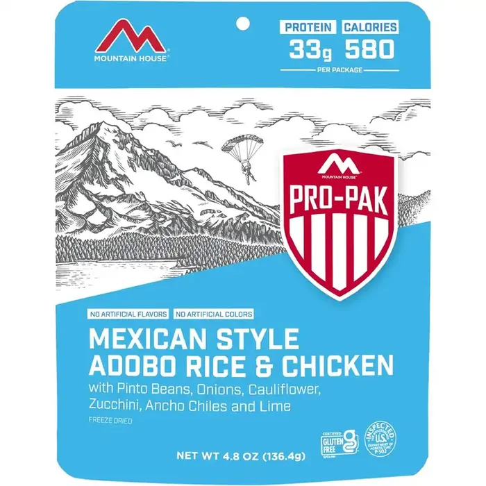 Mountain House Mexican Style Adobo Rice & Chicken Pro Pak