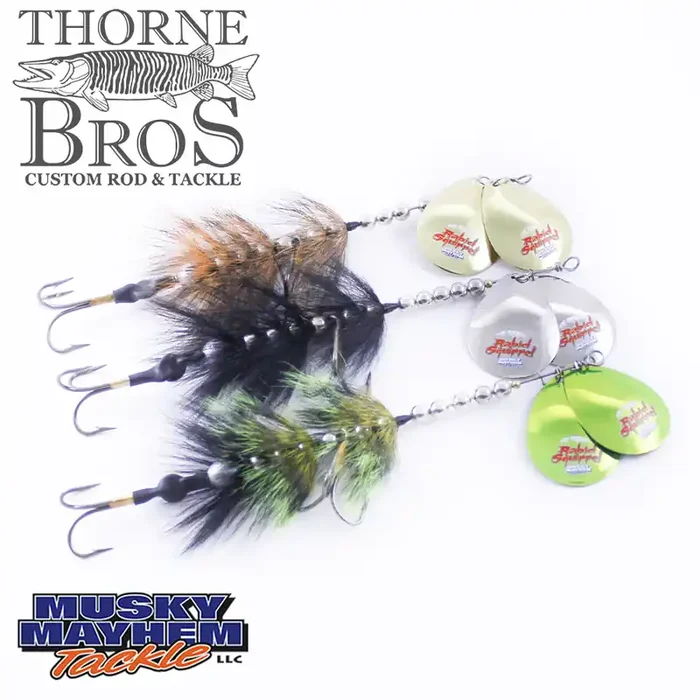 Musky Mayhem Rabid Squirrel 8″ – Double Blades