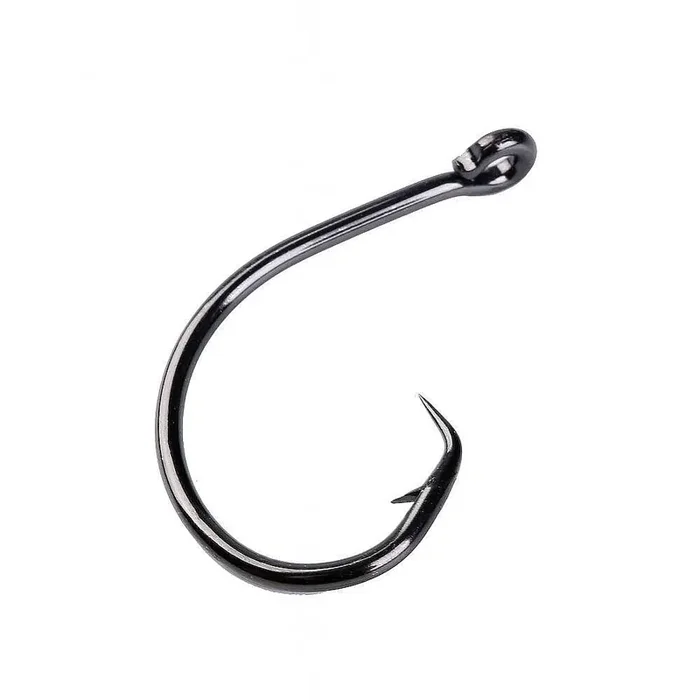 Mustad Demon Perfect Circle BN Hook, In Line, 2X Strong, 1XLong – 39931NP-BN