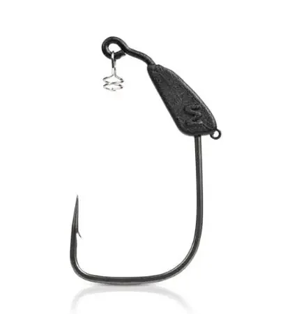 Mustad Infiltrator Weighted Hook – TitanX – Weight 1/8 oz. – 3 Pack – Size 3/0