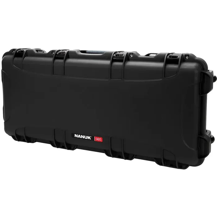 Nanuk Long Gun Hard Case w/Foam Black 36 in. Retractable Wheels and Handle – 985S-011BK-0A0