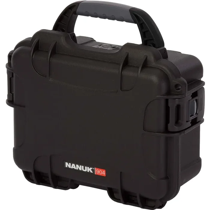 Nanuk Pistol and Accessory Hard Case w/Foam Black 8.4 in. x 6 in. x 3.7in – 904S-010BK-0A0
