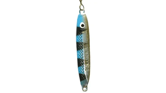 Nils Master Hali Jig – 35mm – Silver/Blue/Tiger