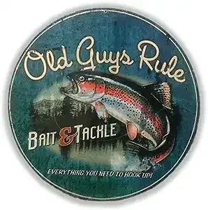Old Guys Rule Bait & Tackle Sign
