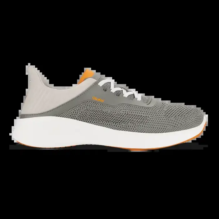 OluKai Men‘s Island Hopper Travel-Ready Sneakers – Storm Grey/Storm Grey – 12