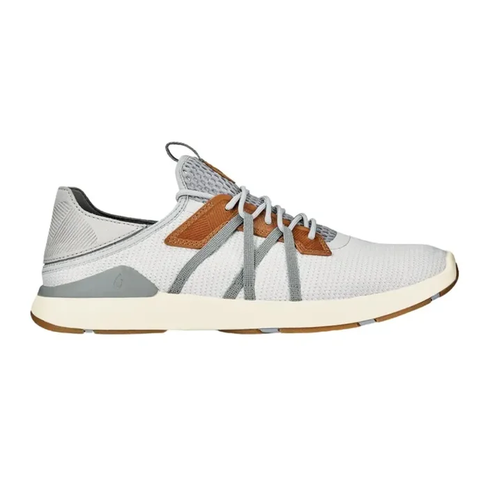 OluKai Men‘s Mio Li Athletic Shoes – Mist Gray/Poi – 10