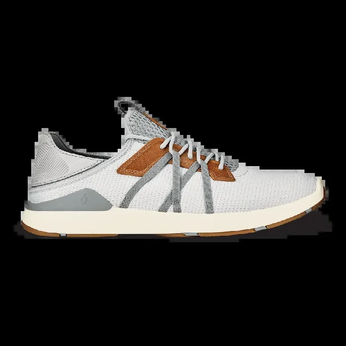 OluKai Men‘s Mio Li Athletic Shoes – Mist Gray/Poi – 12
