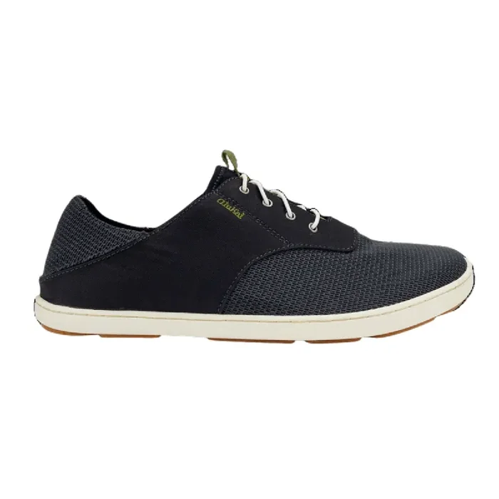 OluKai Men‘s Nohea Moku Shoes – Black / Black – 10
