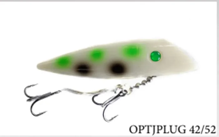 Opti-Tackle J-Plugs – 4″ – Glow 2 Face