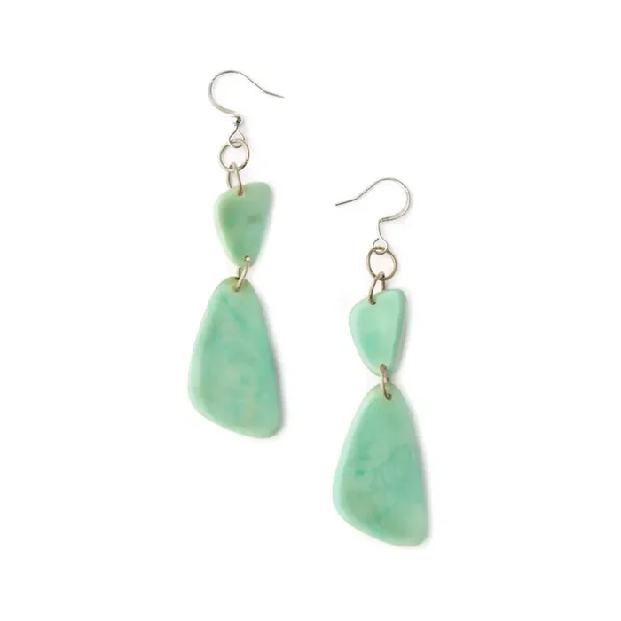 Organic Tagua Jewelry Abby Earrings – Celeste