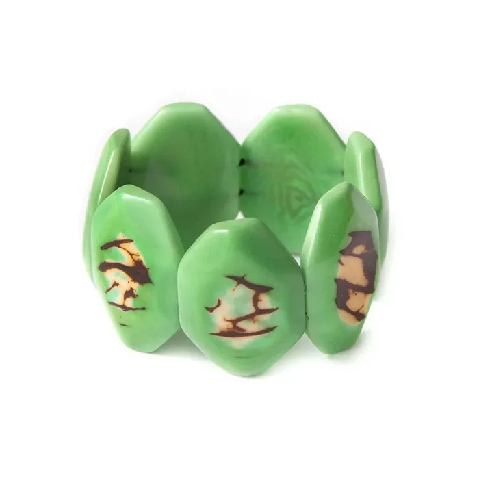 Organic Tagua Jewelry Arianne Bracelet – Mint