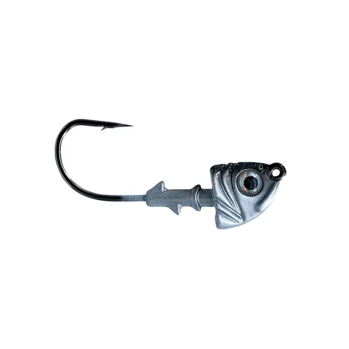 P-Line – 1st Gen Swimbait Jighead 3/8oz 4/0 Glimmer 3pk –