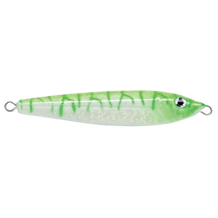 P-Line Laser Minnow Jig – 3/4 oz. – Double Glow Green Tiger