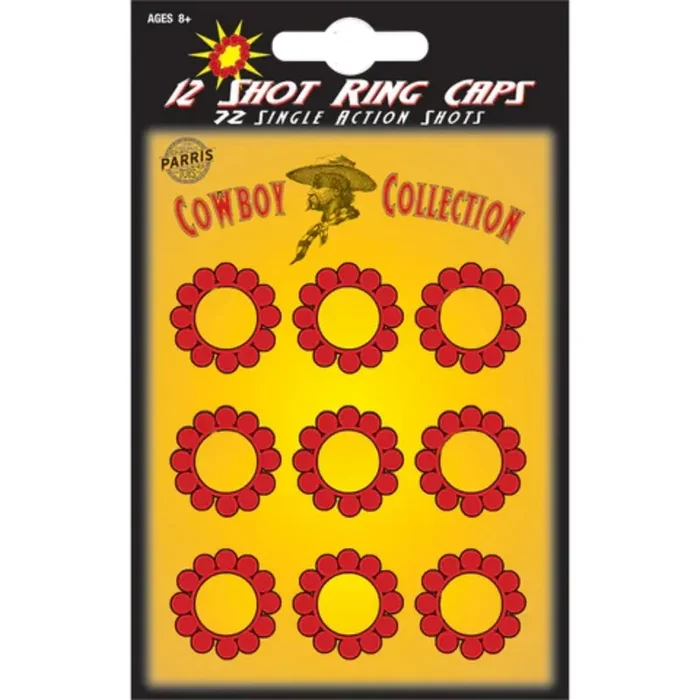 Parris Toys 12-Shot Plastic Ring Caps