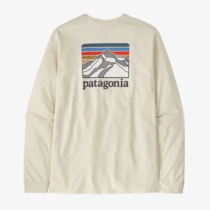Patagonia Line Logo Ridge Long Sleeve Responsibili-Tee Sale