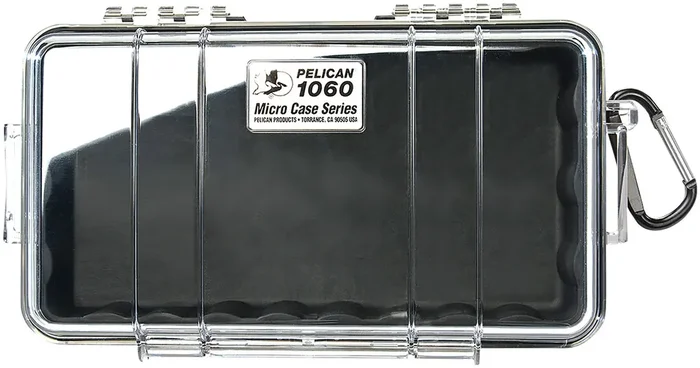 Pelican 1060025100 Micro Case Blackclear Polycarbonate 9.88 Long