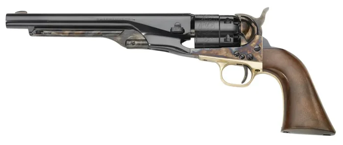 Pietta Pf60ch448 1860 Army 44 Cal 6rd 8 Blued Steel Barrel Cylinder Color Case Hardened Frame Walnut Grip – PF60CH448