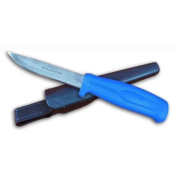 Promar Bait Knife 4″ Stainless Steel Knife with Sheath