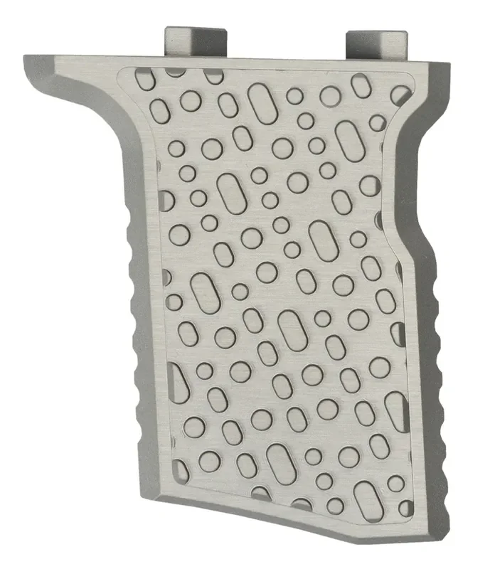 Q Llc Accqsertvgal Deluxe Qsert Vertical Grip Silver Anodized Aluminum