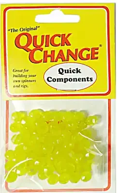 Quick Change Faceted Beads – 6MM – 75 Pack – Chartreuse