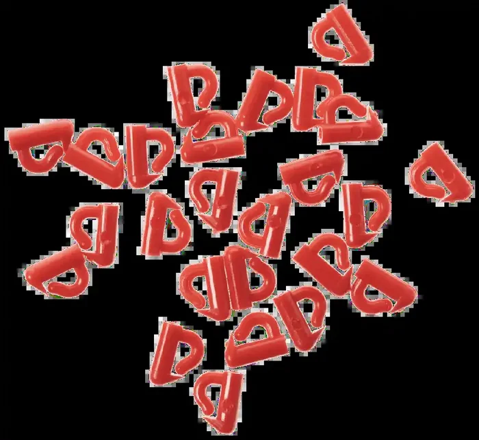 Quick Change Original Clevis Spinner Snap – Red – 25 Pack – 70MR