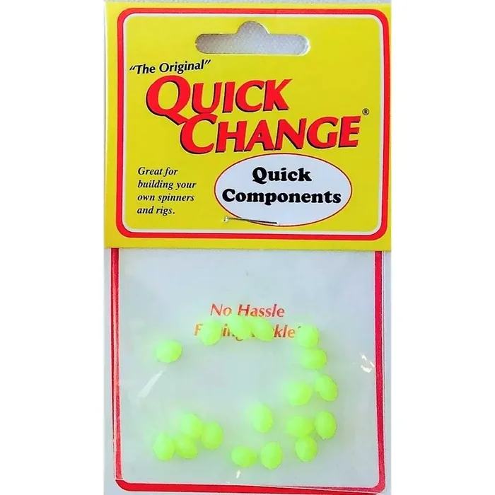 Quick Change Soft Glow Beads – 4MM – 25 Pack – Lumi Chartreuse