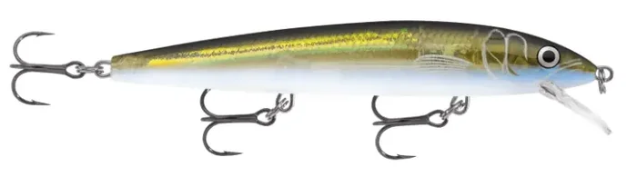 Rapala Husky Jerk – 12 – 1/3 oz. – Olive Ghost