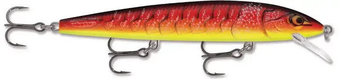 Rapala Husky Jerk – 12 – 1/3 oz. – Redfire Crawdad