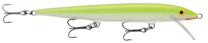 Rapala Original Floating 11 – 3/16 oz. – Silver Fluorescent Chartreuse