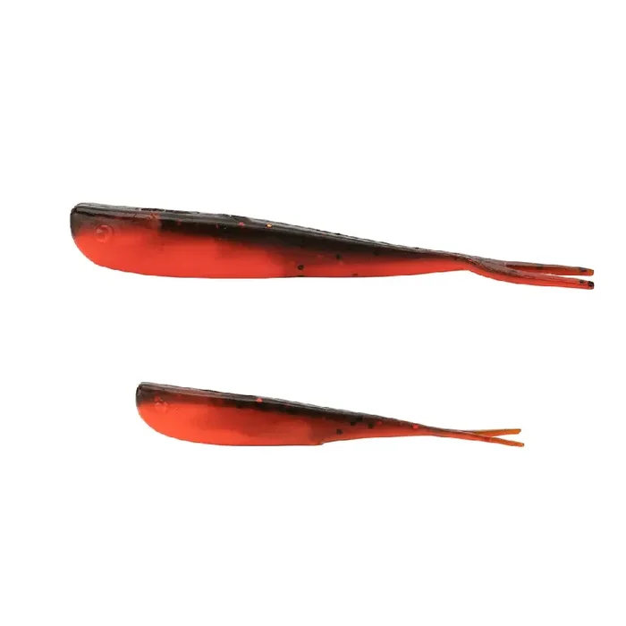 RBM Jigs Feisty Fry Rattlin‘ Swimbaits – 3″ – Fire Newt