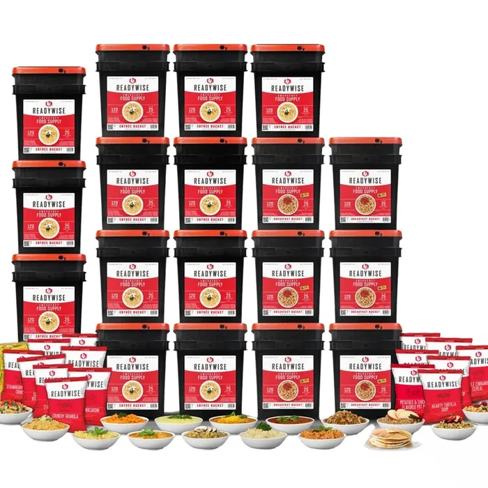 ReadyWise 2160-Serving Freeze-Dried Emergency Food Kit
