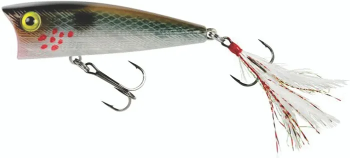Rebel Lures – Pop R P71 Topwater Bait – 3.18in 9/16oz Blue Candy – P71579