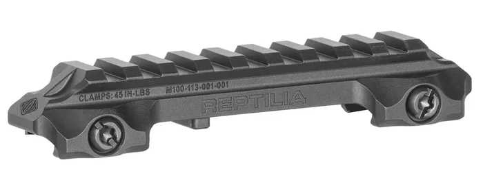 Reptilia Llc 100270 Rmu Mount 9 Slot Black 7075t6 Aluminum Milspec 1913 Picatinny Rail Mount – 100270