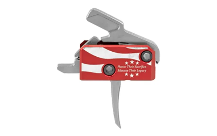 Rise Armament Patriot Trigger Red Includes Challenge Coin and Anti-walk Pins Folds Of Honor Edition RA-13FOLDS-PT