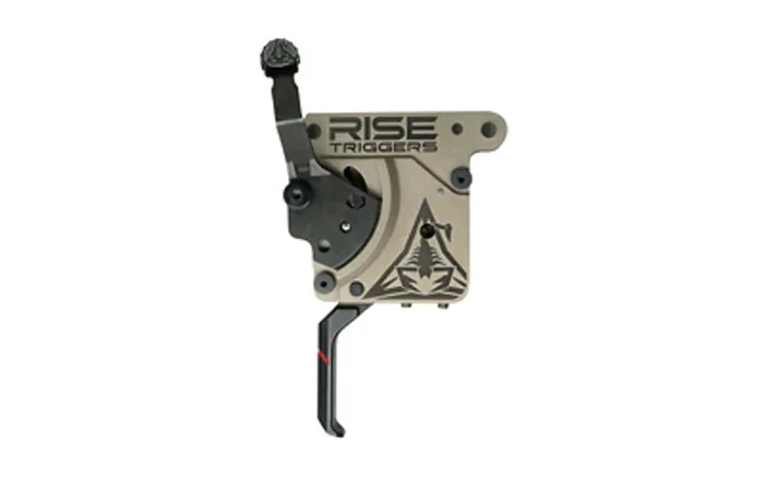 Rise Armament Reliant Single Stage Trigger Flat 1 to 3Lbs Fits Remington 700 Flat Dark Earth/Black RA-735-F