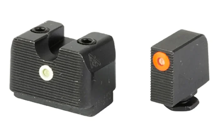 Rival Arms Tritium Night Sight Fits Glock 17/19 MOS Orange Front Black Rear RA-RA4A231G
