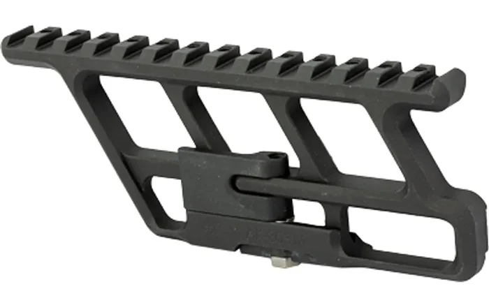 RS Regulate Full Length Lower Modular Side Mount Fits AKM Type Rifles Matte Finish Black Not Compatible with Folding Stocks AK-303M